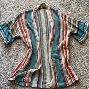Ralph Lauren multi-colored stripe cardigan size XS